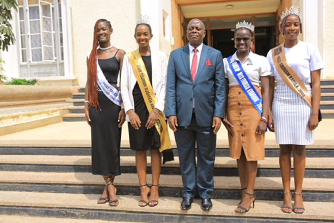 Bugandauk.com - Hon. Anthony Wamala Interacts With Miss Tourism ...